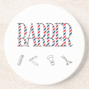 Barber Getränkeuntersetzer