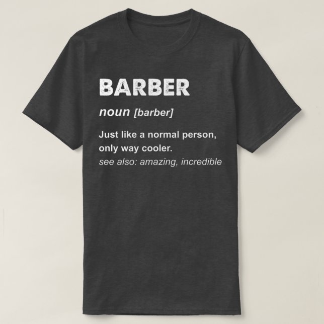 Barber Gift Classic TShirt (Design vorne)