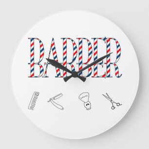 Barber Große Wanduhr