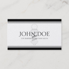 Barber/Haar Stylist Schwarz/Golden Visitenkarte
