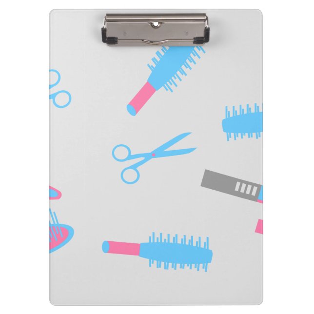 Barber Hairdresser Clipboard Klemmbrett (Vorderseite)