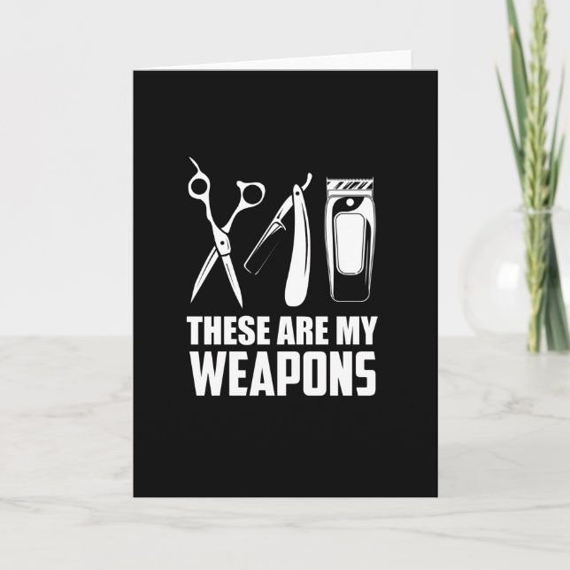 Barber Hairstylist Friseur Karte (Vorderseite)