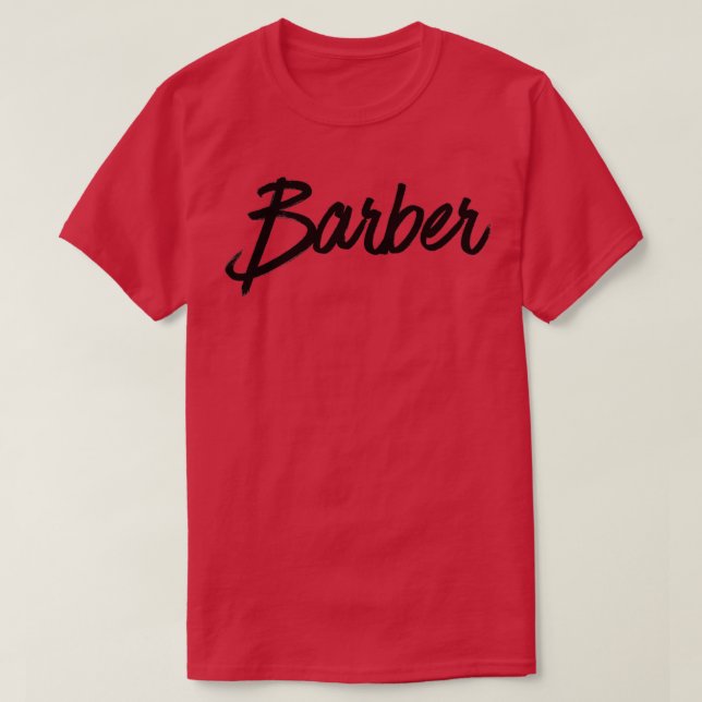 Barber Hipster Quote Meme T-Shirt (Design vorne)