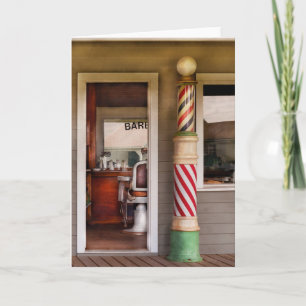 Barber - Ich brauche einen Haarschnitt Feiertagskarte