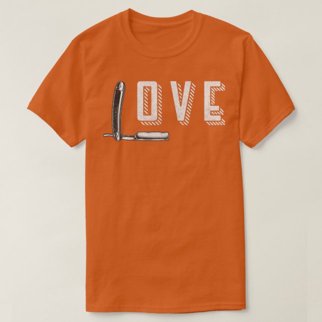 Barber Liebe Barber Quote Funny T-Shirt (Design vorne)