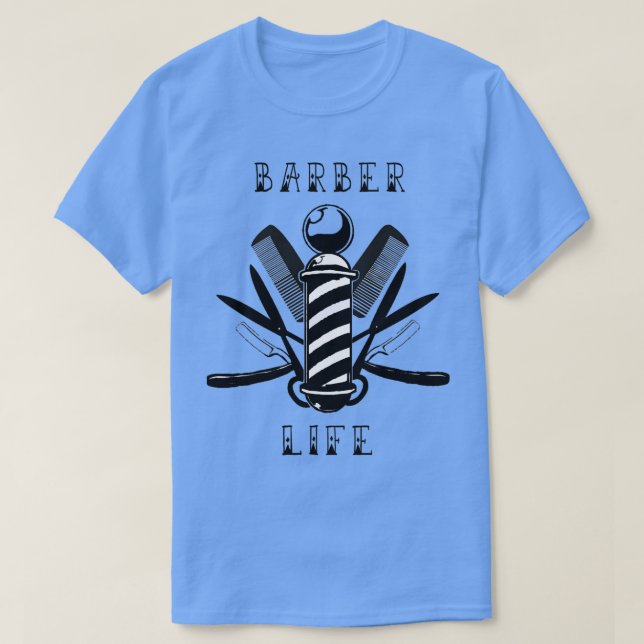 Barber Life 10 T-Shirt (Design vorne)