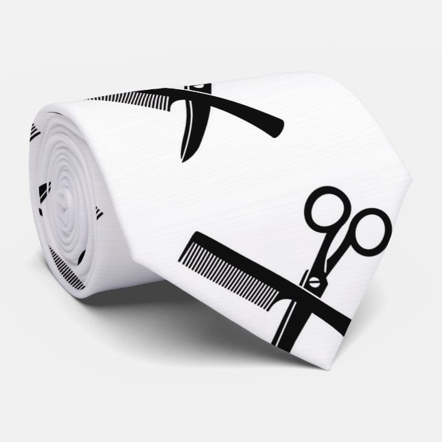 ***BARBER- ODER HAARSTYLIST*** COOL UND FUN KRAWATTE (Gerollt)