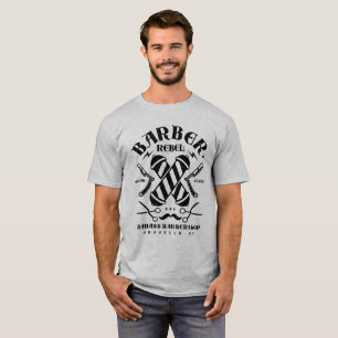Barber Rebel BadAss Barber Shop NYC T-Shirt
