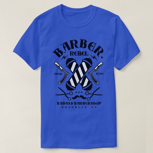 Barber Rebel II T-Shirt (Design vorne)