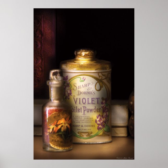 Barber - Sharp & Dohme's Veilchen-Toilettenpulver Poster (Vorne)