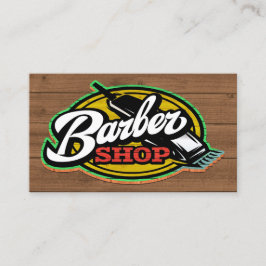 Barber Shop Business Card Visitenkarte