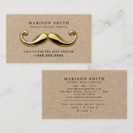 Barber Shop Hair Stylist Professional Barbershop Visitenkarte