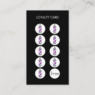 Barber Shop Loyalität Produktkarte Treuekarte