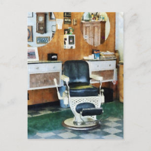 Barber Shop One Chair Postkarte