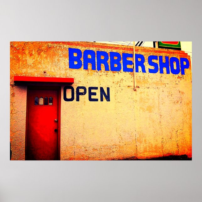 Barber Shop Poster (Vorne)