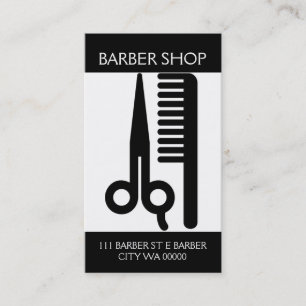 Barber Shop Salon Beauty Business Card Visitenkarte