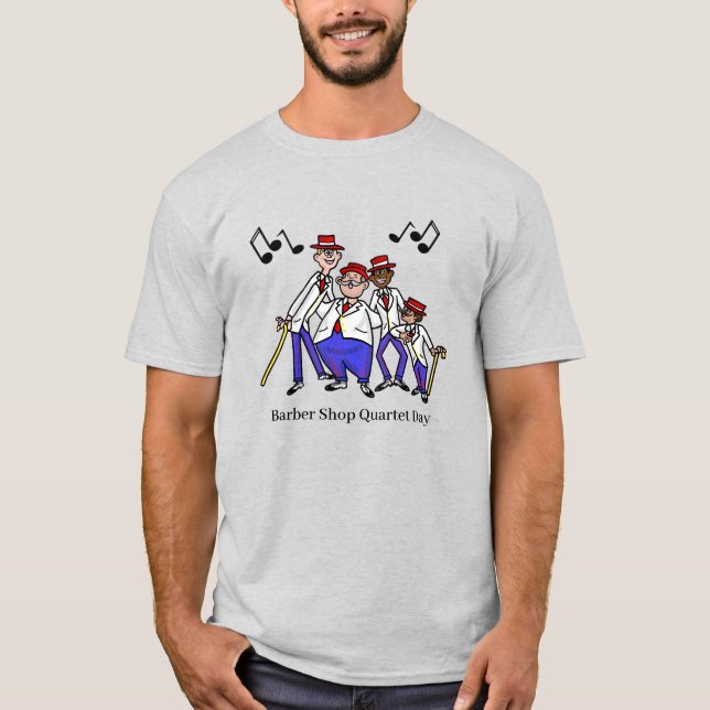 Barber Shop T - Shirt des Quartetts (Vorderseite)