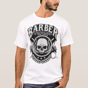 Barber Skull Freaking Phantastisch Job Haarstylist T-Shirt