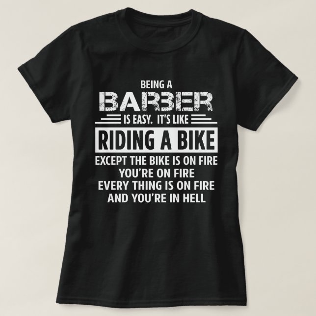 Barber T-Shirt (Design vorne)