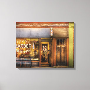 Barber - Towne Barber Shop Leinwanddruck