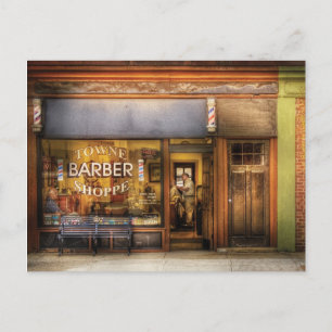 Barber - Towne Barber Shop Postkarte