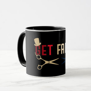 Barber verblasst tasse