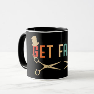 Barber verblasst tasse