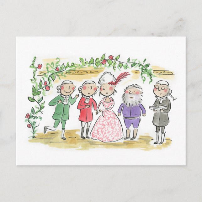 Barber von Sevilla, Hochzeit Postkarte (Vorderseite)