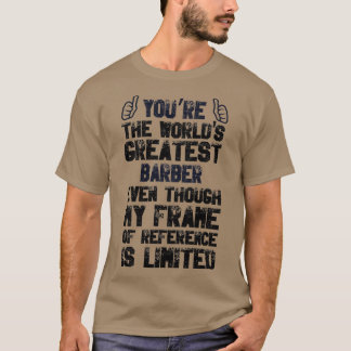 Barberbewertung Worldx27s Bester Barber T-Shirt