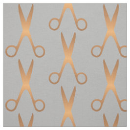 Barberhaarsalon Goldschere graues Muster Stoff