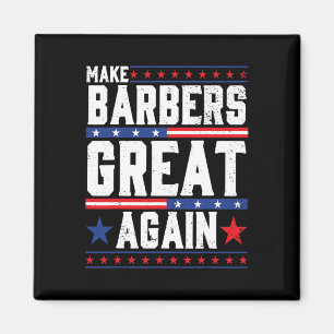Barbers für Trump 2024 wieder zu großen Barrieren Magnet