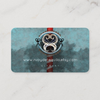 Barbersche Stange Salon Hair Scheren Visitenkarte