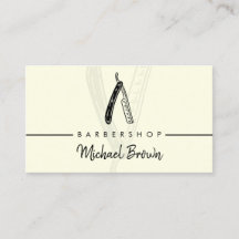 Barbershop aus Yellow Razor mustache