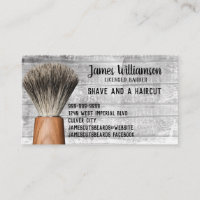 Barbershop Barber Stylist Shave Haircut Modern