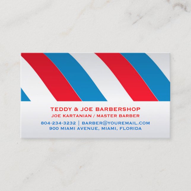 Barbershop Business Card Visitenkarte