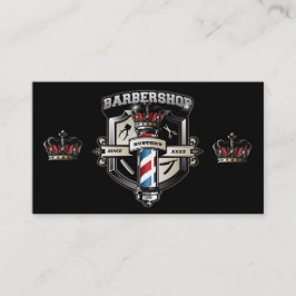Barbershop Classic Logo personalisieren Visitenkarte