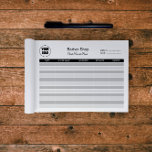 Barbershop-Client-Record Notizblock<br><div class="desc">Dieses personalisierte Notizblock wurde speziell für Barbershops konzipiert und hilft Ihnen dabei,  die Kundenwünsche,  Termine und den Serviceverlauf zu verfolgen. Perfekt,  um Konsistenz in Ihren Dienstleistungen zu gewährleisten,  die Kundenzufriedenheit zu erhöhen und langjährige Beziehungen mit Ihren Kunden Gebäude.</div>