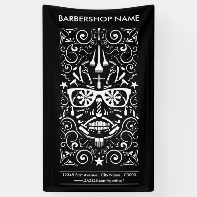 barbershop de los muertos banner (Vertikal)
