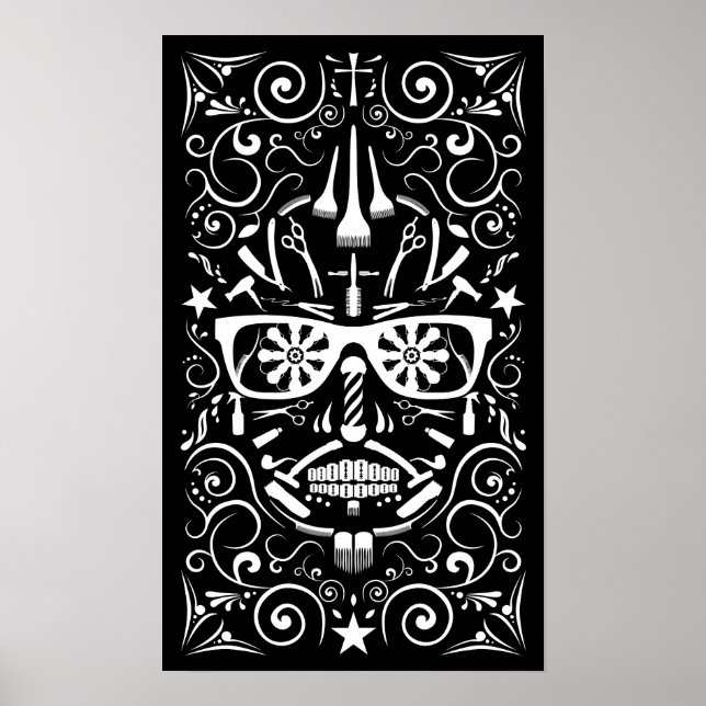 barbershop de los muertos poster (Vorne)