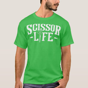 Barbershop Friseur Beard Schere Leben Barber T-Shirt