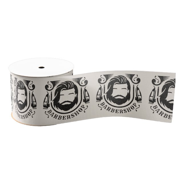 Barbershop Leder Look Ripsband (Spule)