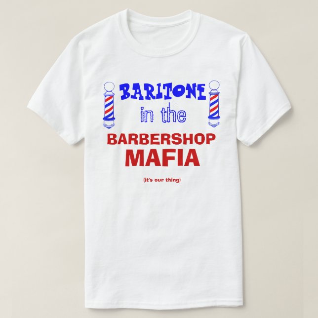 Barbershop Mafia T-Shirt (Design vorne)