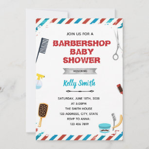 Barbershop-Party Einladung