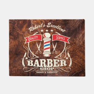 Barbershop Stylist Barber Moderner Eingang Tor mat Fußmatte