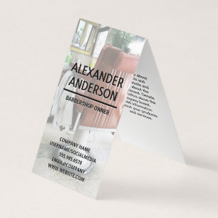 Barbershop-Vorsitzender Visitenkarten