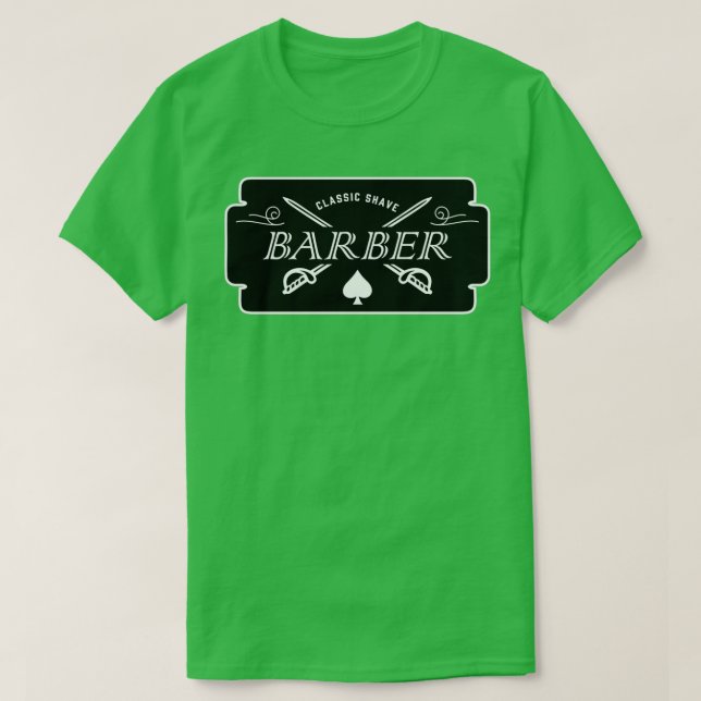 Barberstil T-Shirt (Design vorne)