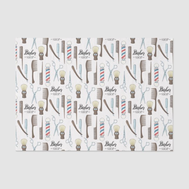 Barbertools CPMs und PinselGewebe-Papier Seidenpapier (Vorderseite)