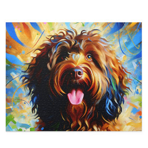 Barbet: Brauner Französischer Wassershund Puzzle