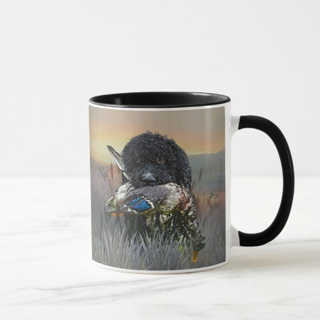 Barbet, französischer Wasserdog Tasse (Rechts)