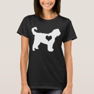 Barbet-Herz-Dunkelheits-T - Shirt